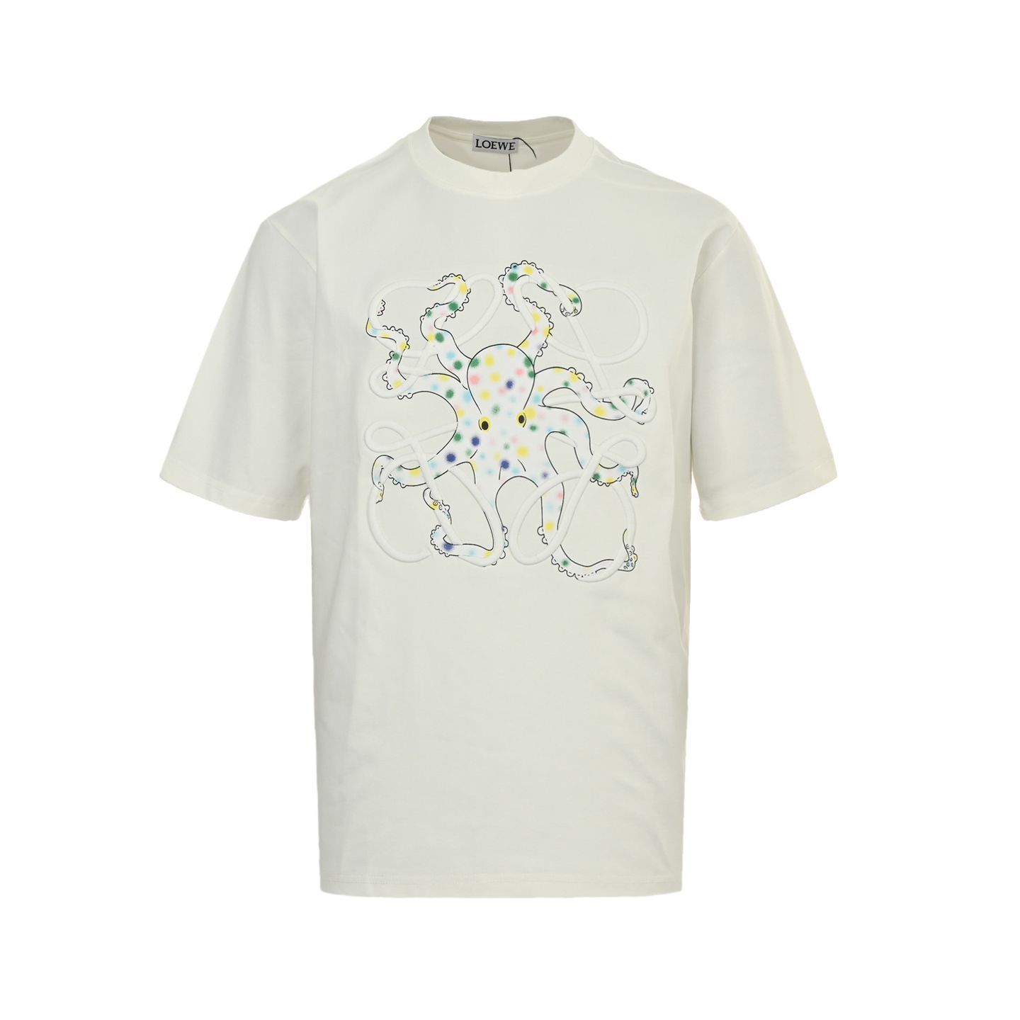 【今日特価】Loewe / ロエベ 25ss タコプリントアナグラム刺繍 T シャツ