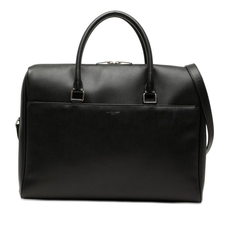 サンローラン ロゴ ショルダーバッグ ハンドバッグ 2WAY 556999 ブラック レザー レディース SAINT LAURENT【1-0275338】