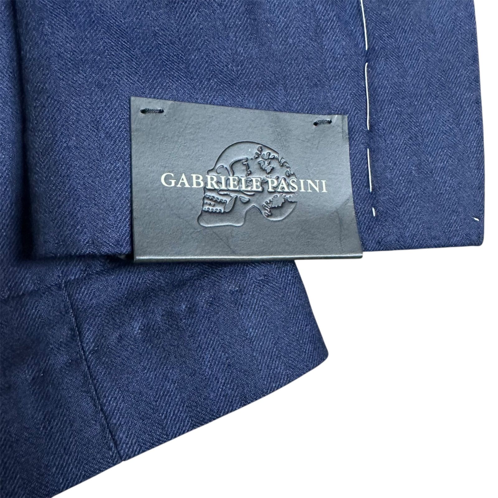 新品未使用】Gabriele Pasini テーラードジャケット ネイビー 44 春用