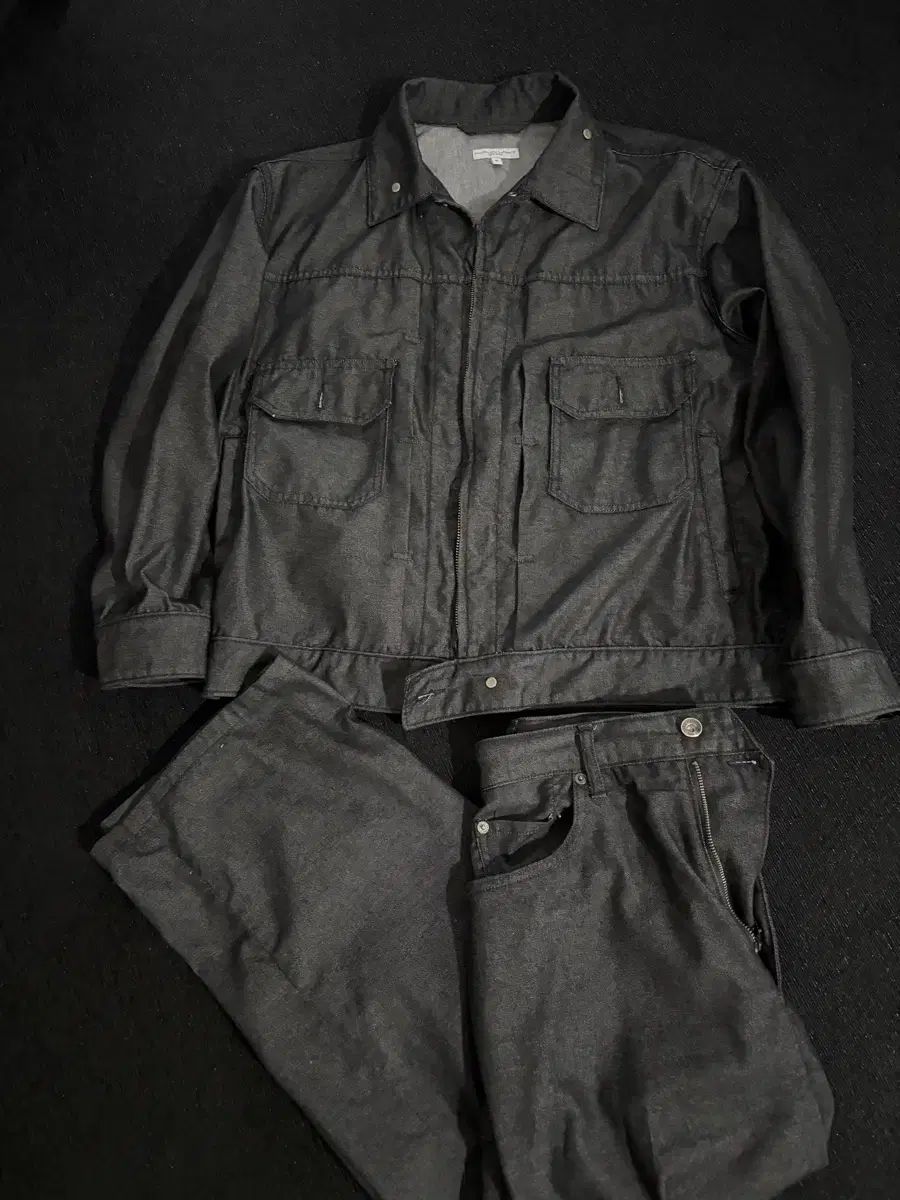 ENGINEERED GARMENTS エンジニアードガーメンツ デニムトラッカージャケット＋ズボンセットアップ
