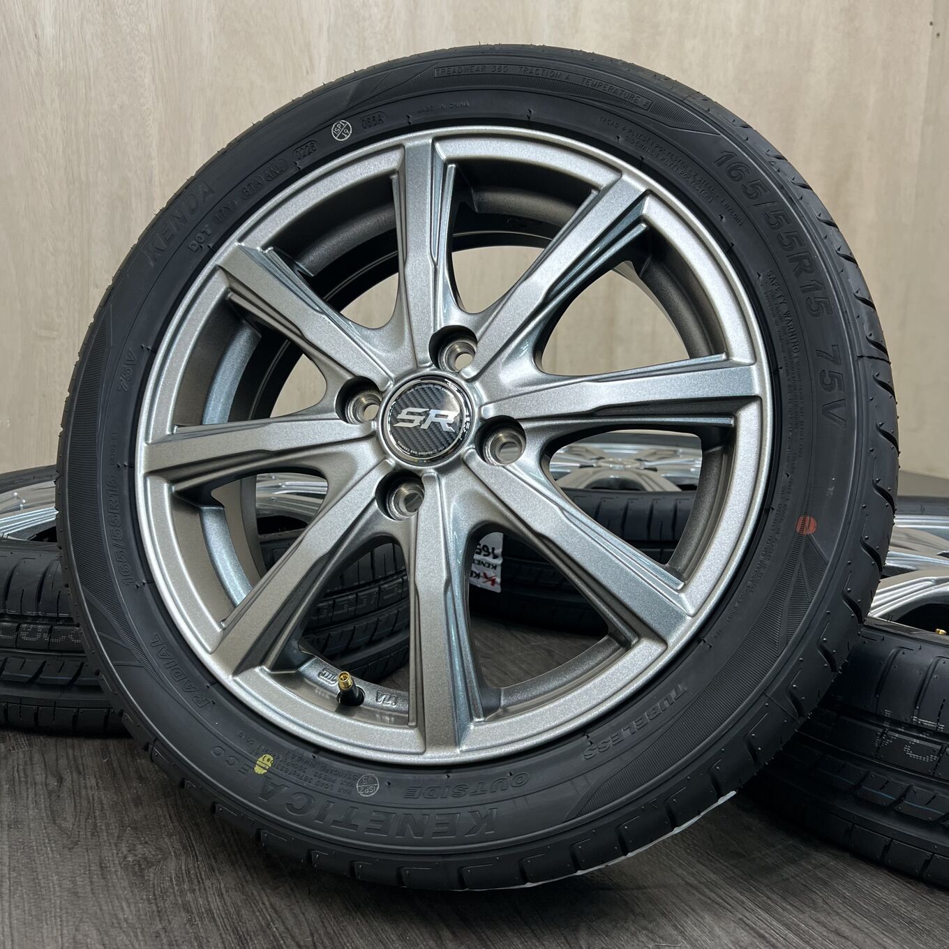 [セット]SR 15インチ + Kenda サマータイヤ 165/55R15 #1S40426