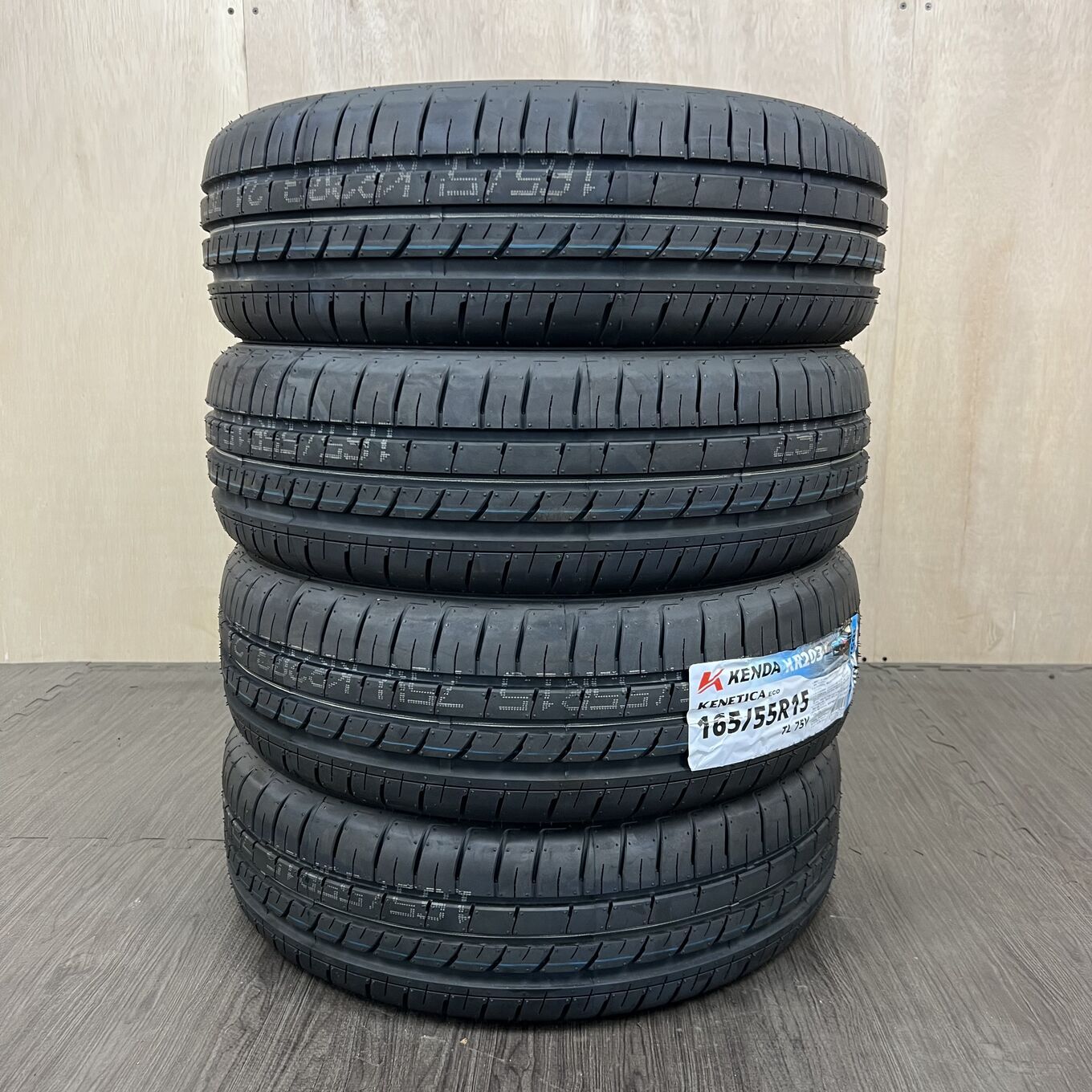 [タイヤのみ]サマータイヤ 165/55R15 Kenda Kenetica Eco 4本セット #1T40426