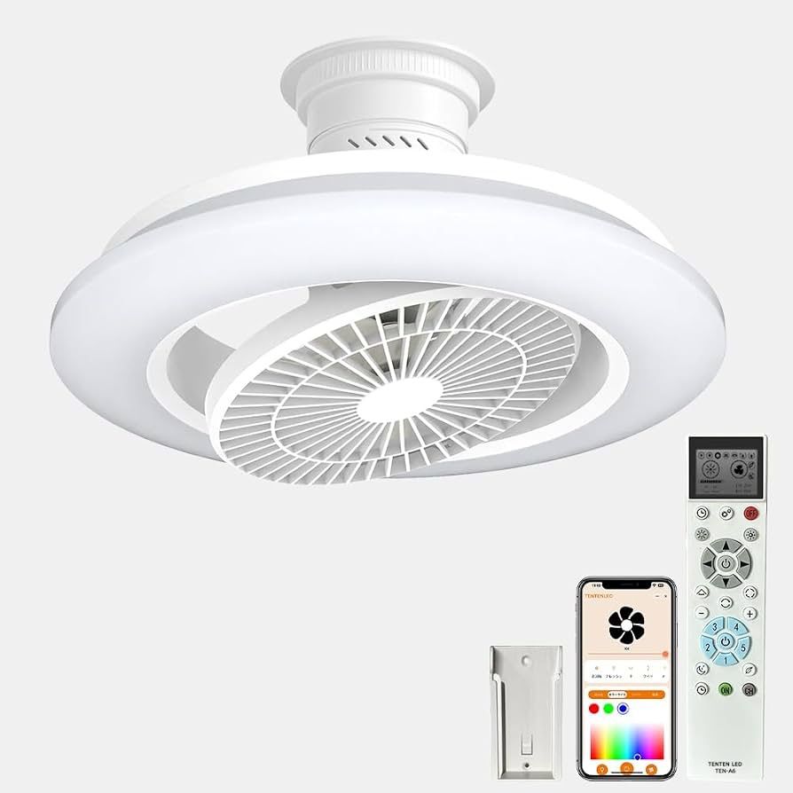 【省エネ・節電・2026強化版】ファン付きシーリングライト 10畳~12畳 シーリングファンライト Led ファン付き照明 自動首振り 風量調節 静音 扇風機 リモコン付き Dcモーター 天井照明 照明器具 Ledファンライト メモリー/タイマー機能