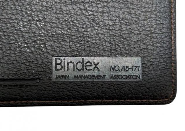 未使用 保管品 バインデックス Bindex A5 手帳カバー ダンディータイプ 