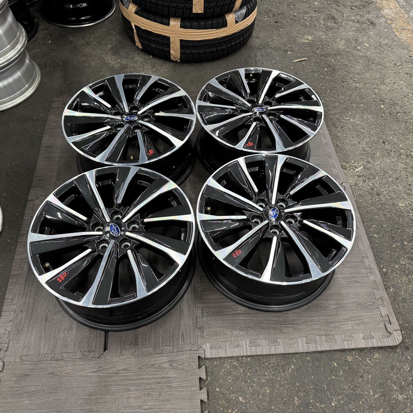 ホイールのみ]純正 ホイール 18インチ SUBARU LEVORG STI 5x114.3