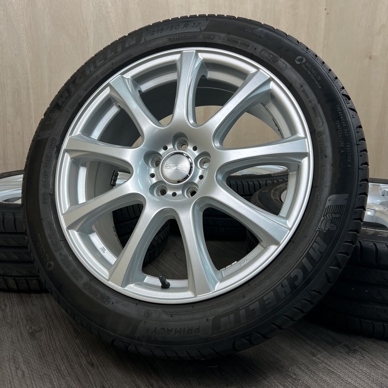 [セット]DUFACT 17インチ + MICHELIN サマータイヤ 215/50R17 #33S40426