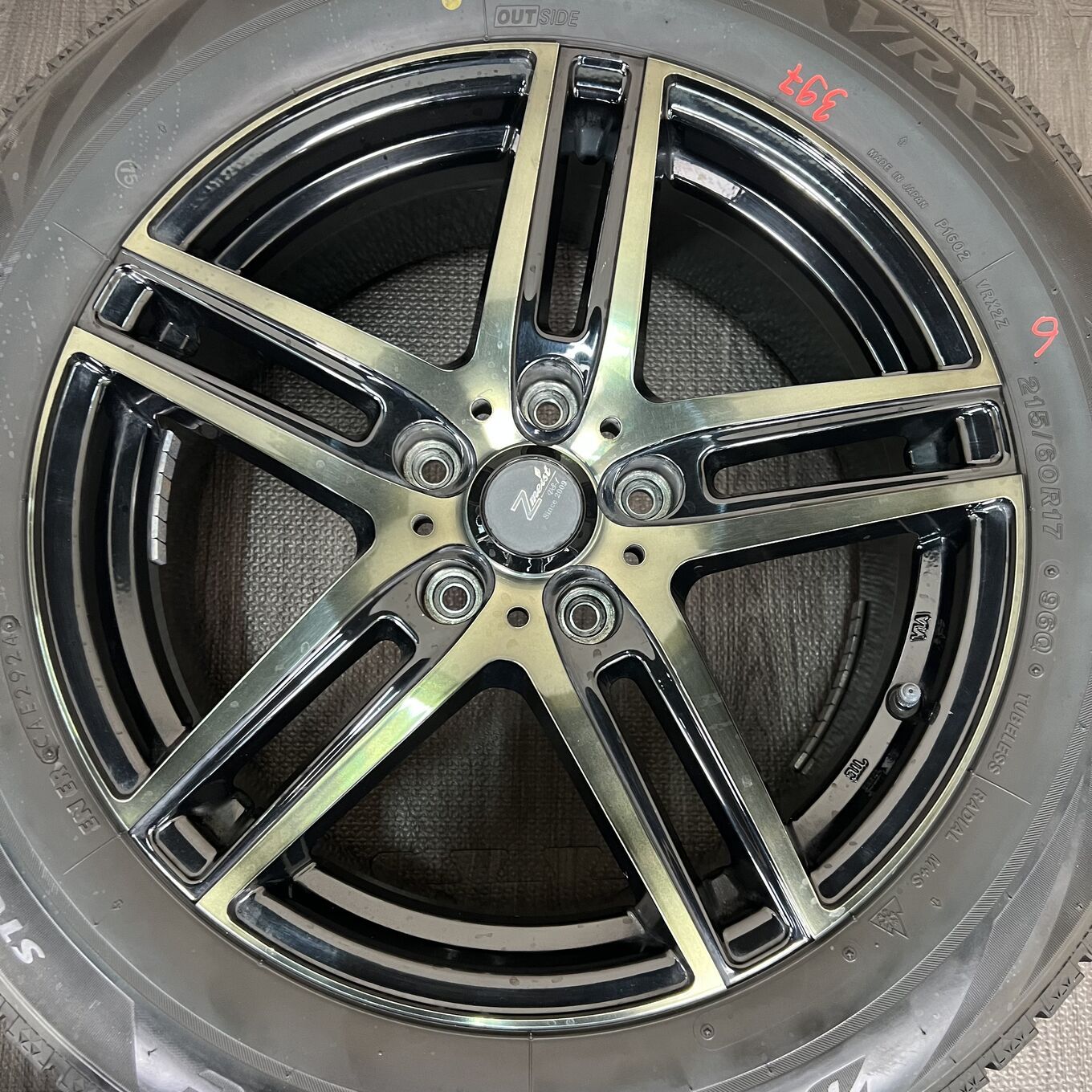 tino 様Zmeist VS-1 17インチ 中古アルミホイール ホイールのみ] ホイール 17インチ ZMEIST VS-1 5x114.3 #397D40925