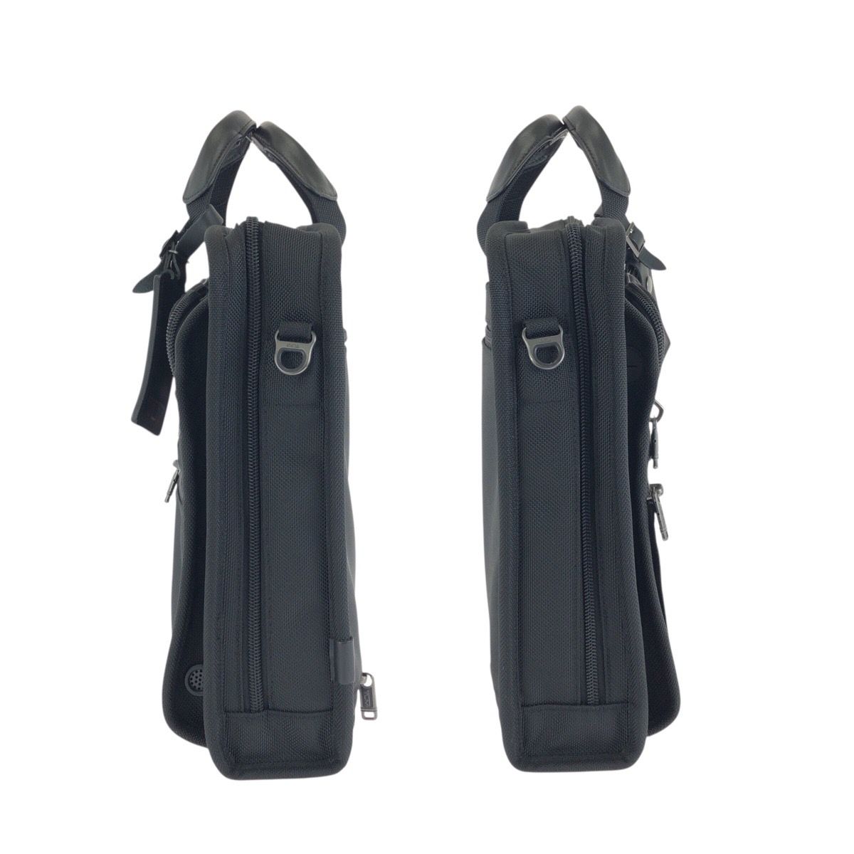 美品 TUMI トゥミ ALPHA 2way ブラック 黒 ガンメタ金具 ナイロン