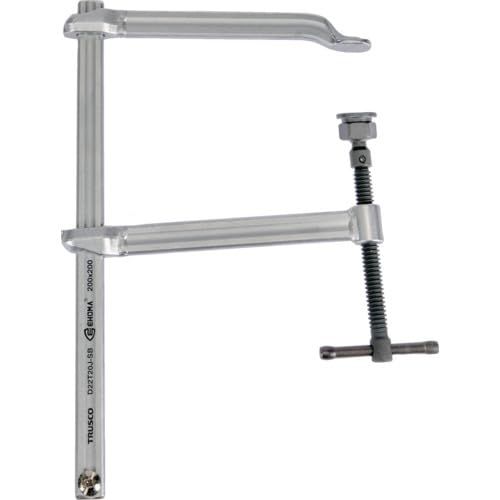 TRUSCO(トラスコ) F型クランプ深型 口開200mmフトコロ200mm D22T20J送料無料
