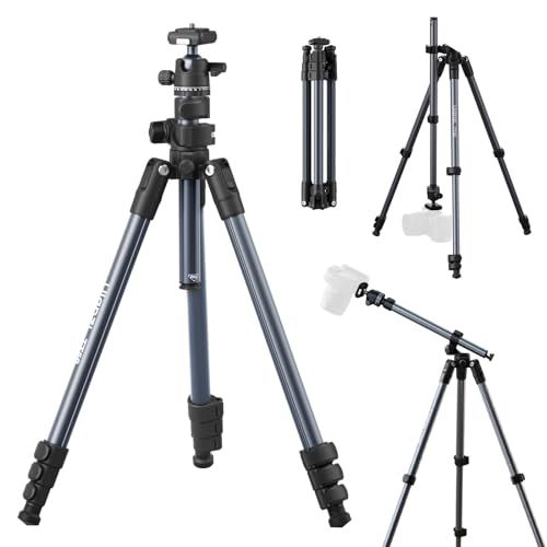 Ulanzi TT59 三脚 カメラ三脚 全高175cm 中心軸反転可能 パノラマ雲台 Ukaクイックリリース 4段階伸縮 耐荷重10KG 360度回転 180度俯仰 1/4