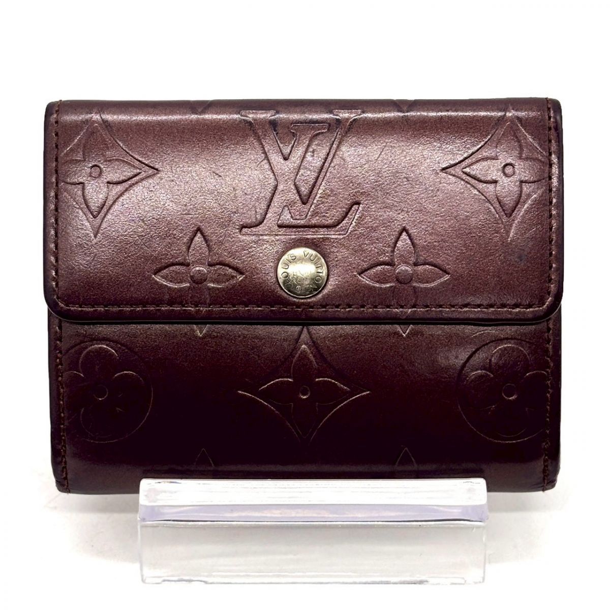 余白に美を宿す】 LOUIS VUITTON コインケース モノグラムマット 