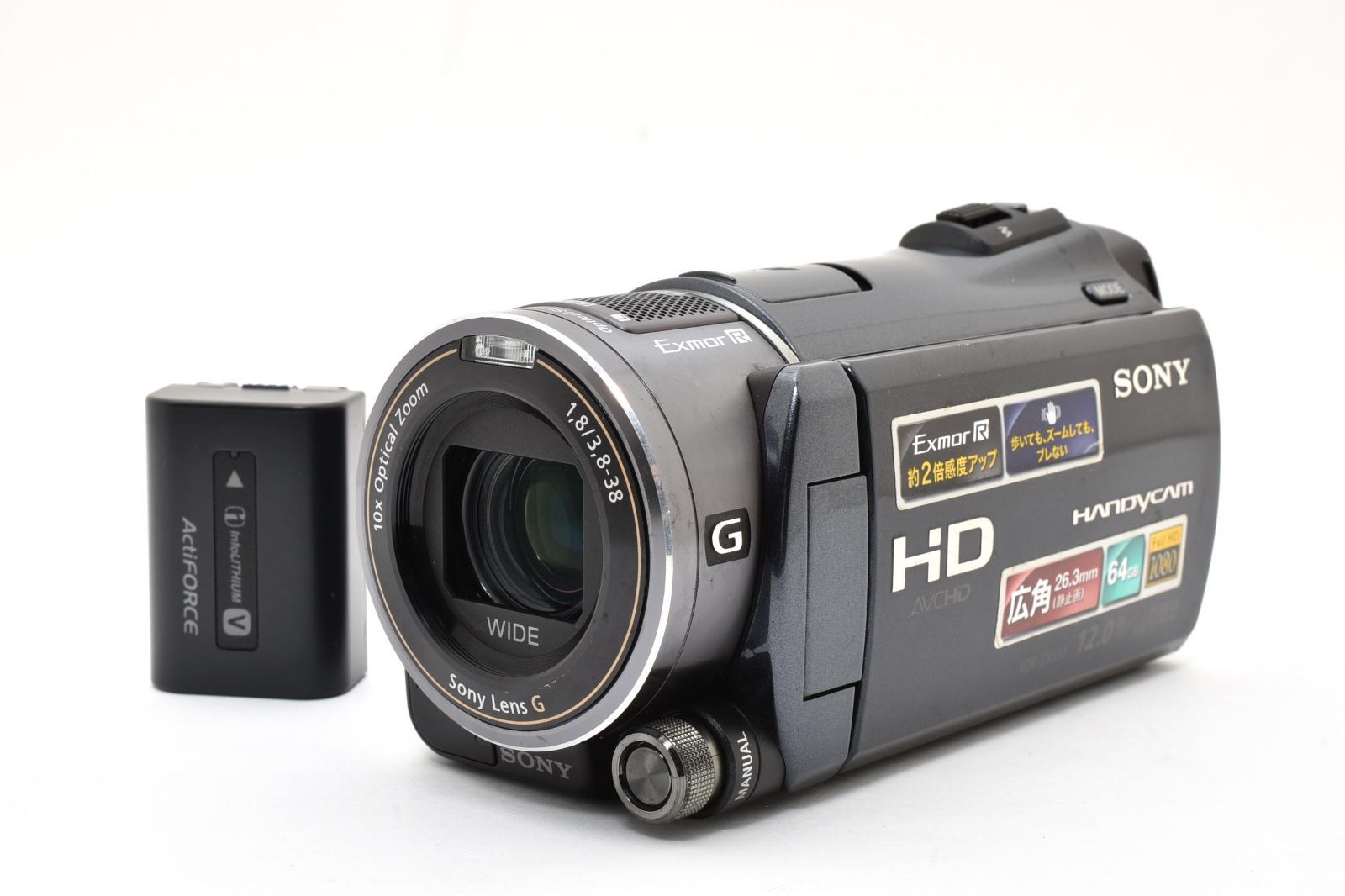 【美品】 SONY HDR-CX550V ビデオカメラ 動作品 （返品保証） 返品保証】☆美品☆ソニー SONY HDR-CX550V ビデオカメラ 《32GB
