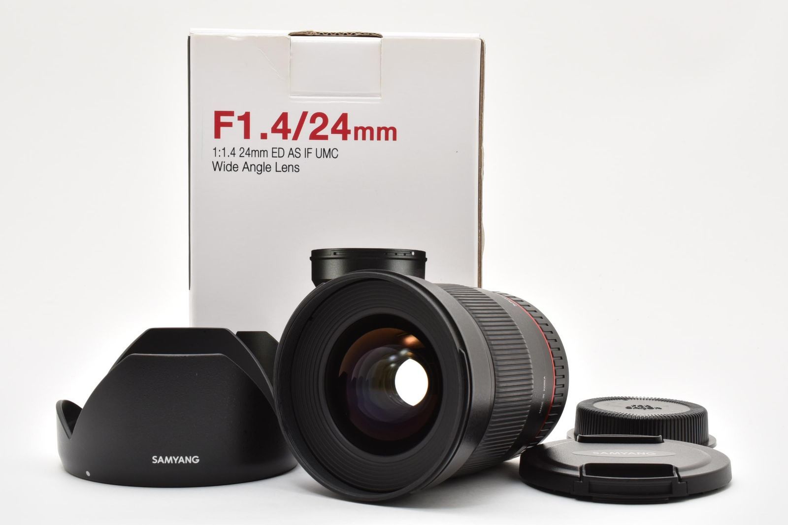 【返品保証】★極上品★サムヤン SAMYANG 24mm F1.4 Aspherical IF キヤノンEF用 Canon★ L228#8036