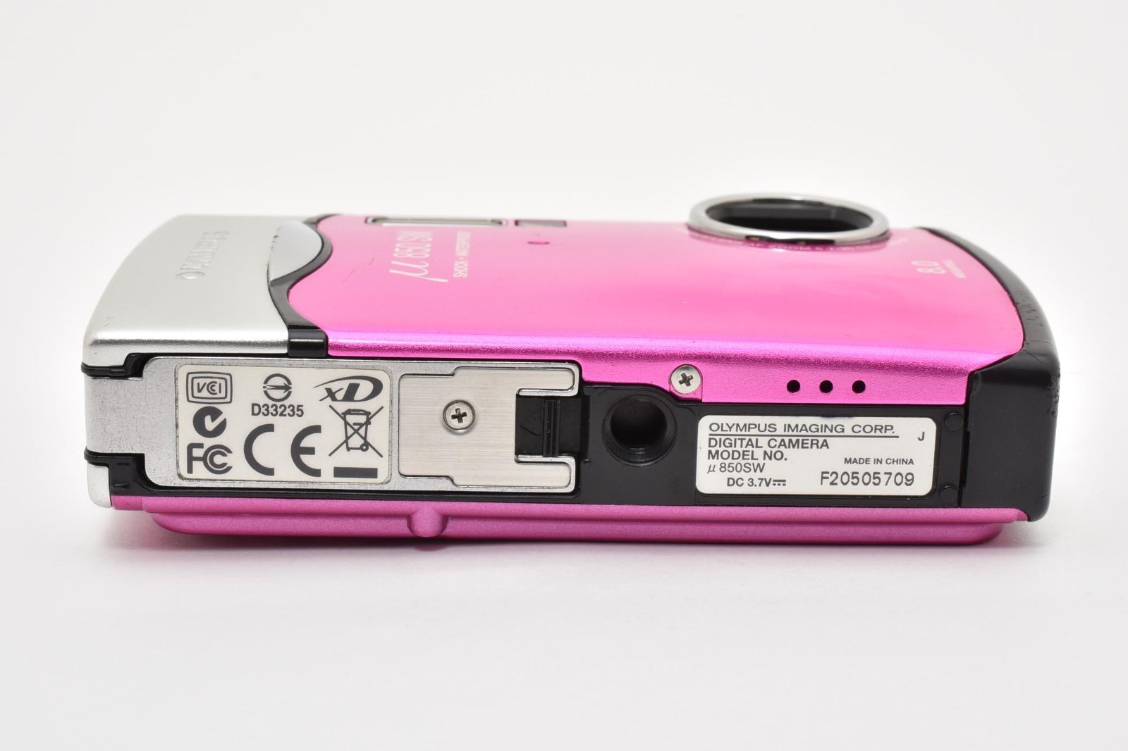 返品保証】☆光学極上品☆オリンパス OLYMPUS μ 850SW カシスピンク