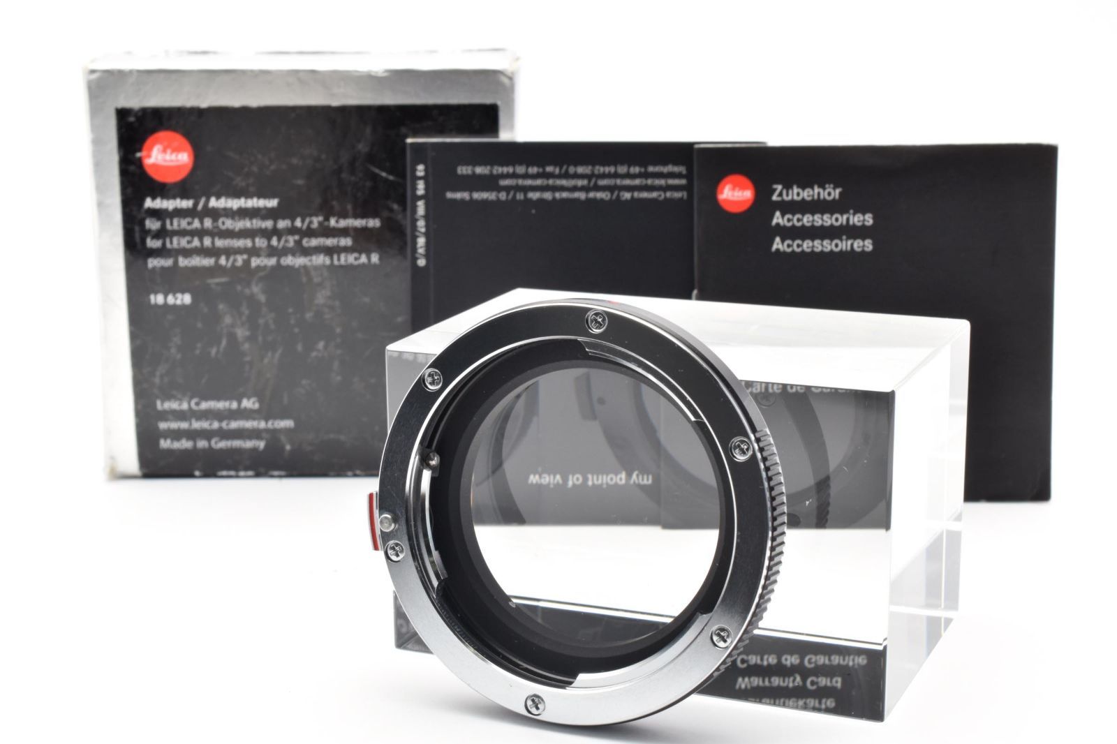 【返品保証】★美品★ライカ Leica R-4/3 マウントアダプター 18628★ L70#8240