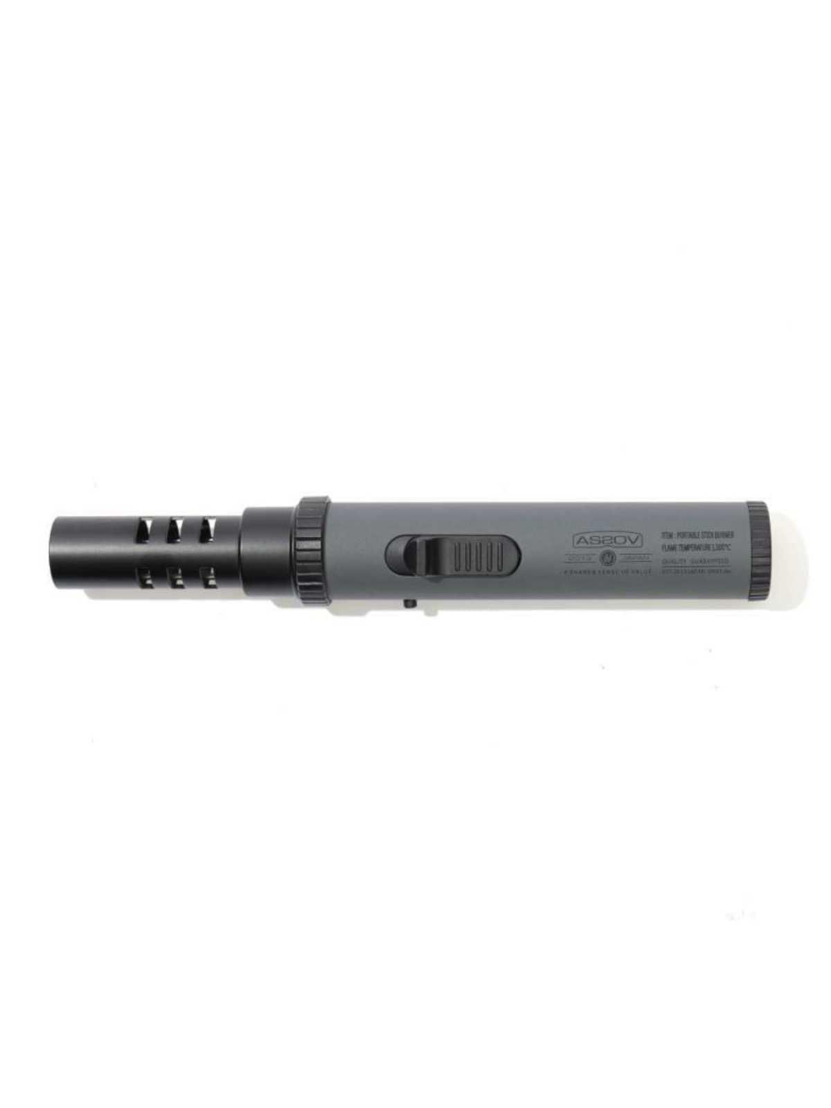 [アッソブ] PORTABLE STICK BURNER RENEWAL ポータブルスティックバーナー ガスマド付 高火力 1300℃ 472202-15 グレーkoe 7a71ae02
