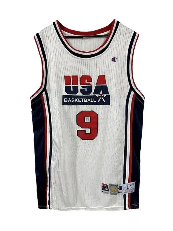 52 CHAMPION 90s USA オリンピック マイケルジョーダン バスケット ジャージ