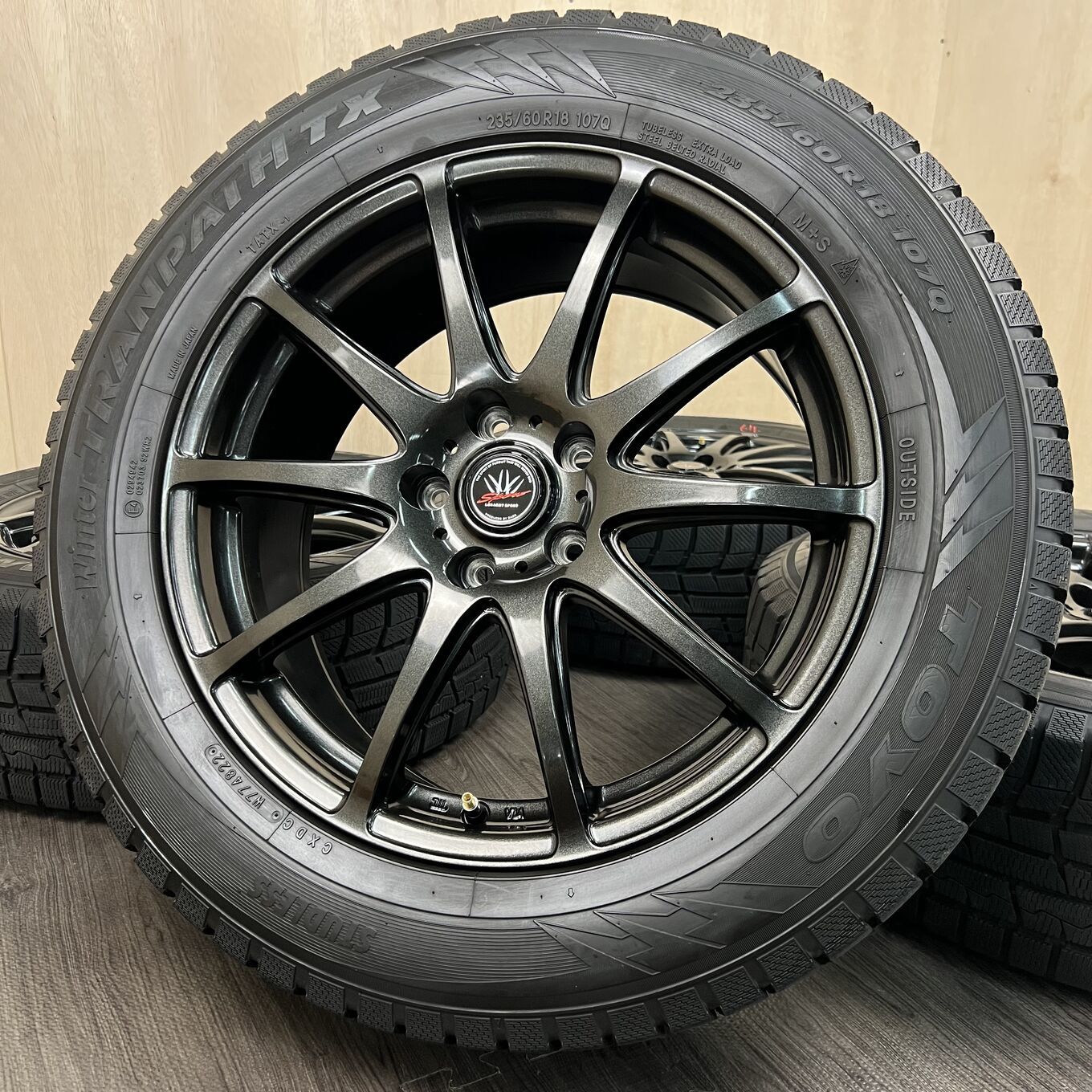 [セット]LOXARNY SPORT 18インチ + TOYO スタッドレスタイヤ 235/60R18 #64S40426