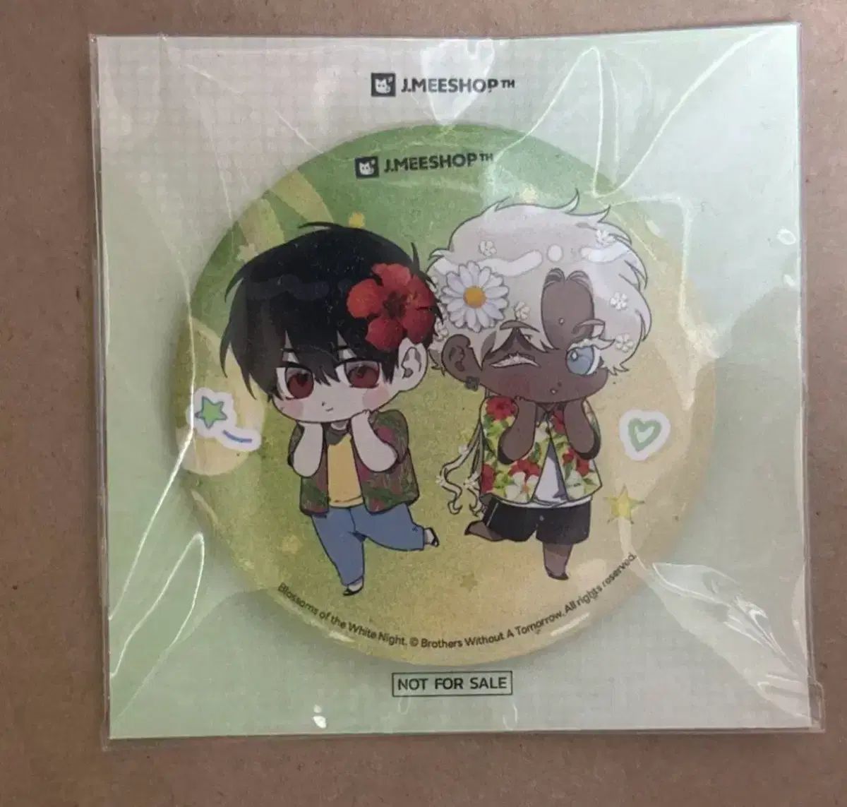 タイ JMEESHOP スプラッシュ バッグ 白夜の花道 白夜 缶バッジ 出品
