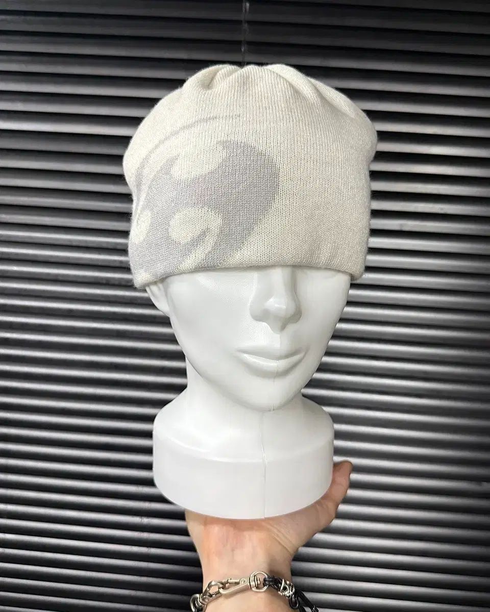 サンサンギアー 25SS 白 ゴープコア ストリート ショートビーニー グレー