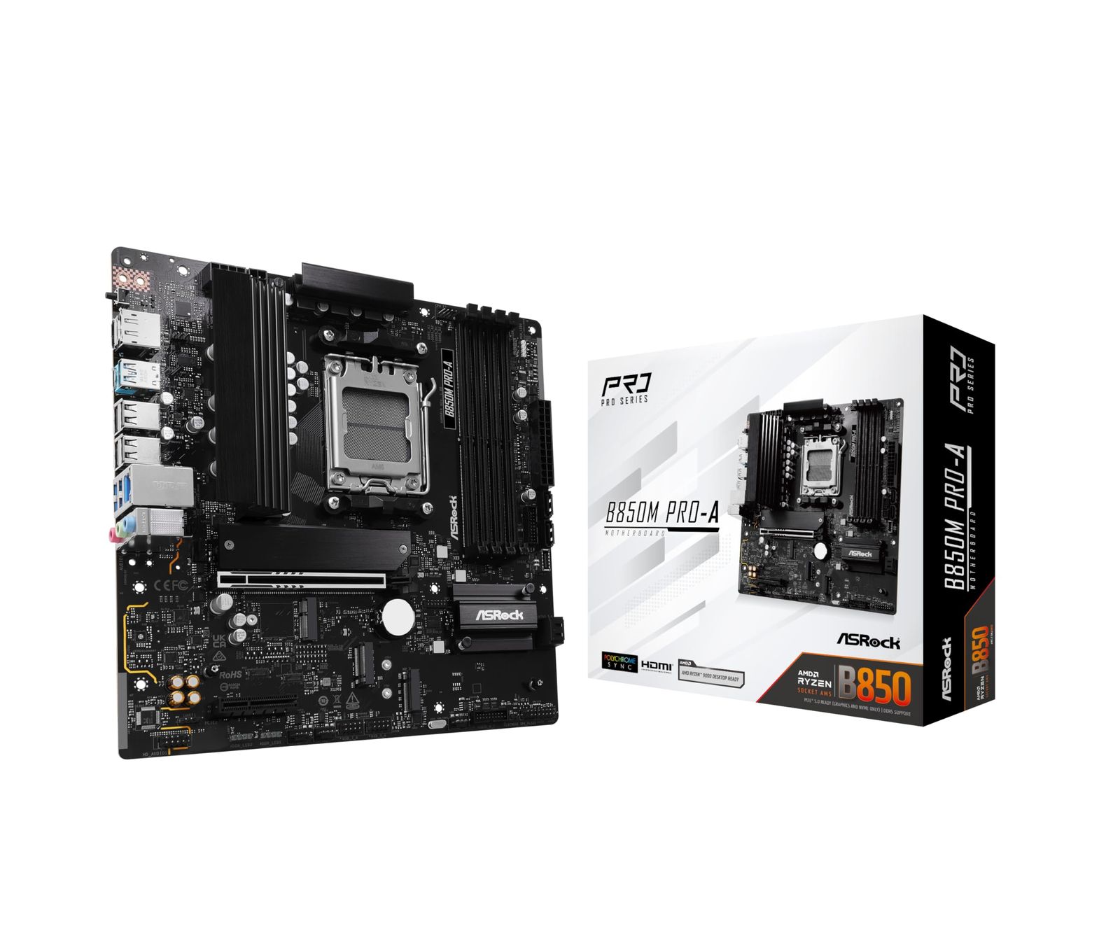 新品 MB ASRock AMD AM5 B850M Pro-A。