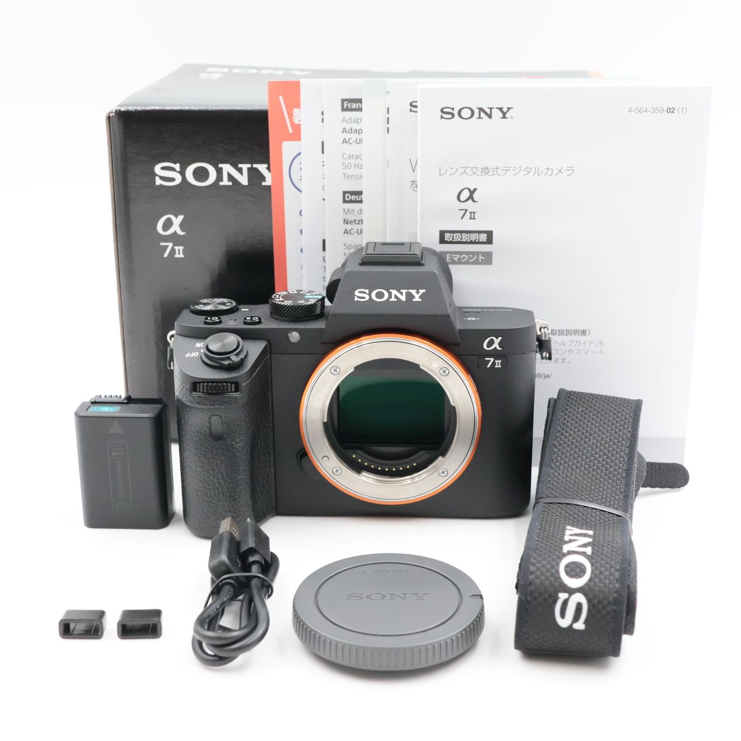 ■シャッター数3546枚！極上品■ SONY α7II ボディ ブラック ILCE-7M2 フルサイズ ミラーレス一眼カメラ ソニー