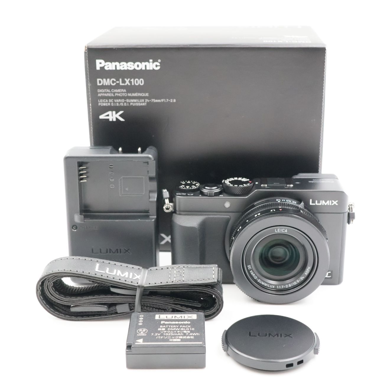 ■シャッター数3736枚！新品同様■ Panasonic LUMIX LX100 ブラック コンパクトデジタルカメラ DMC-LX100-K
