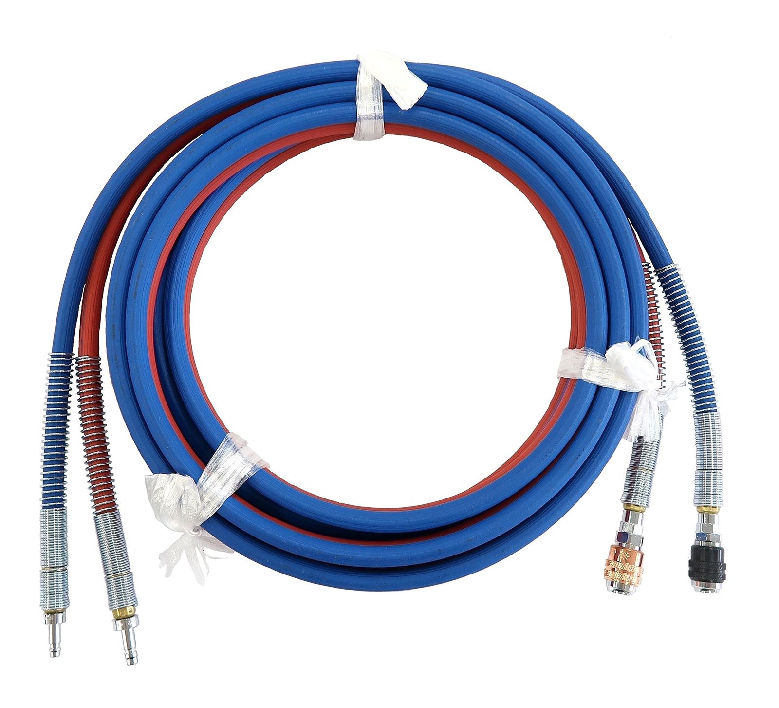 BBK 酸素アセチレン用ツインホース カプラー式 G型ホース 5m C15送料無料
