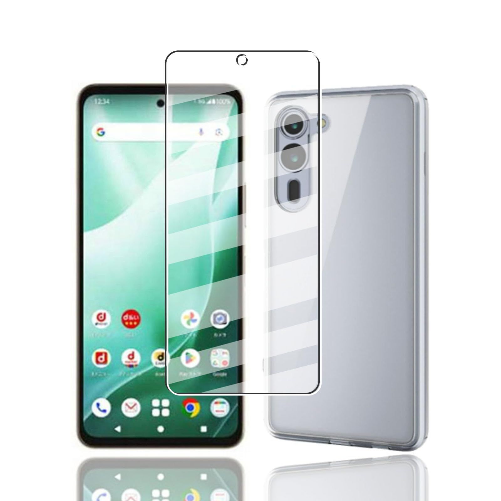 新品 【1+1セット】対応 Arrows We2 Plus F-51E ケース カバー TPU +