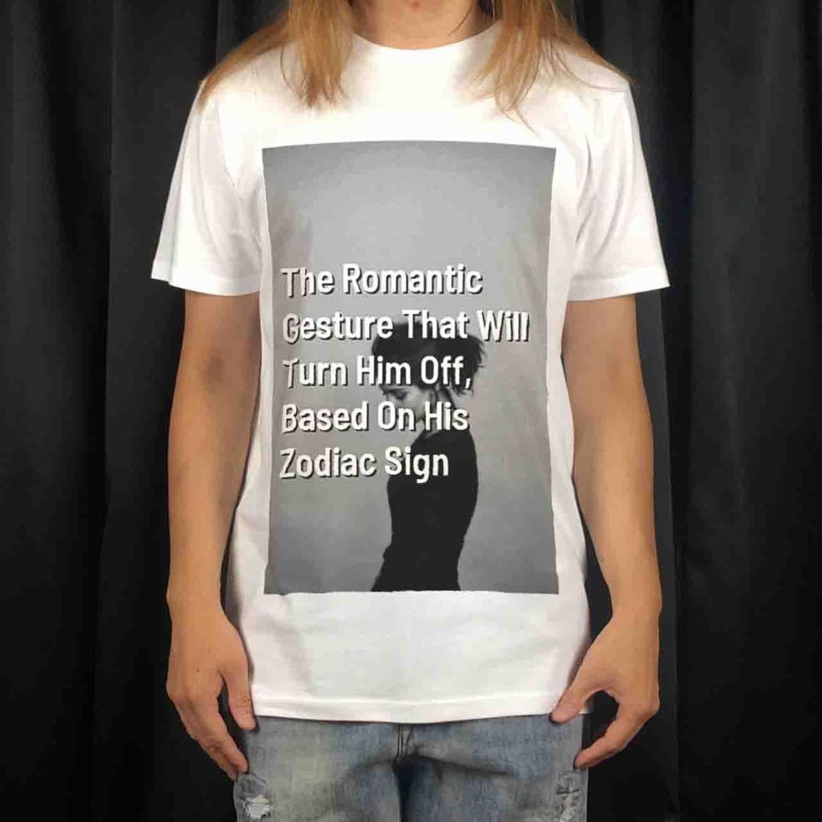 オリジナル Tシャツ ビッグ プリント クールビューティー モデル モノクロ フォト メッセージ Tシャツ S M L XL タイト ジャスト 大きい ビッグ オーバーサイズ メンズ レディース ユニセックス ピンククリーム