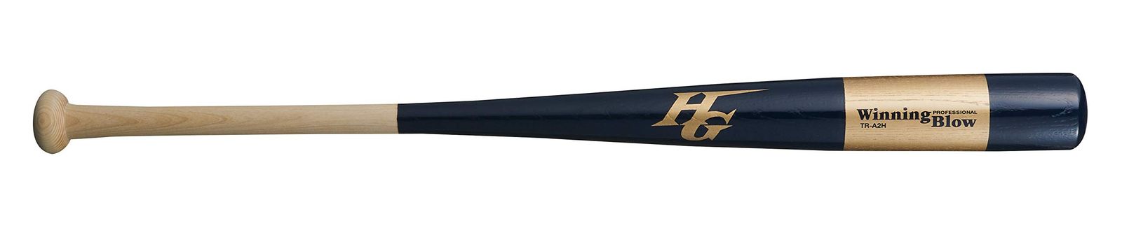 新品 ハイゴールド(Hi-GOLD) トレーニングバット ナチュラルXネイビーXゴールド 85cm TRシリーズ 硬式対応 実打可能 TR-A2H