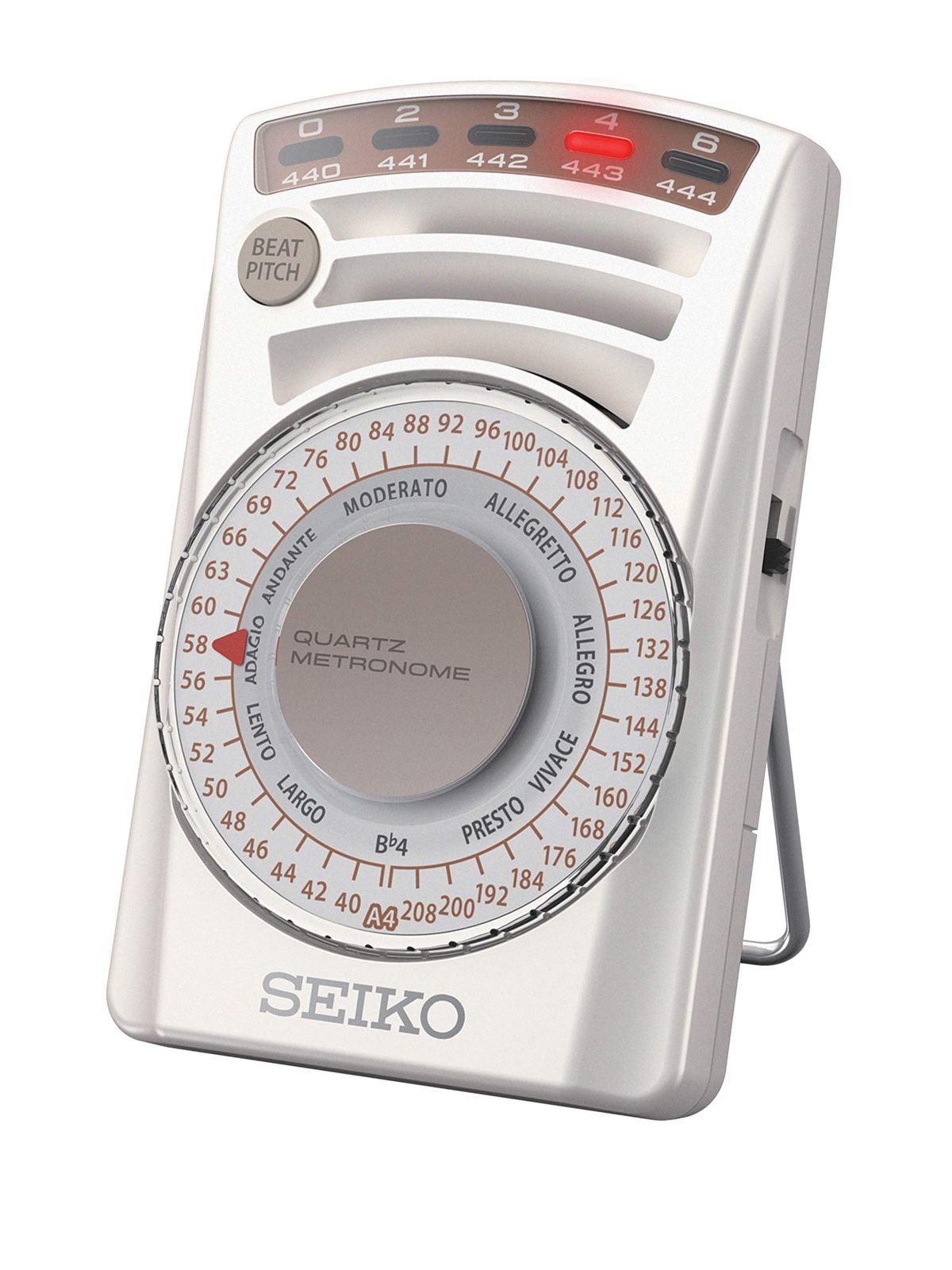 新品 SEIKO (セイコー) メトロノーム クオーツ ホワイトSQ60(W)
