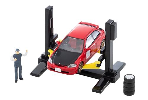 【新品】トミーテック (TOMYTEC) トミカラマヴィンテージ 1/64 06b カーリフト (TLV-NEO ホンダ シビック タイプR カスタム仕様 付属) ABS樹脂製 アクセサリー 44bddb8b
