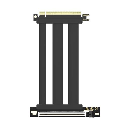 【新品】GLOTRENDS 150mm PCIe 5.0 ライザーケーブル｜RTX5090/RTX4090/RX9070/RX7900 対応｜PCIe 5.0/4.0 GPU 互換｜90 度直角 垂直マウント用 18f5c0ed