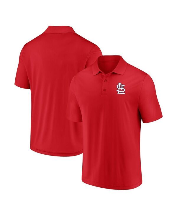 ファナティクス メンズ トップス ポロシャツ ロゴ Fanatics Mens Red St Louis Cardinals Primary Logo Polo Shirt Red レッド