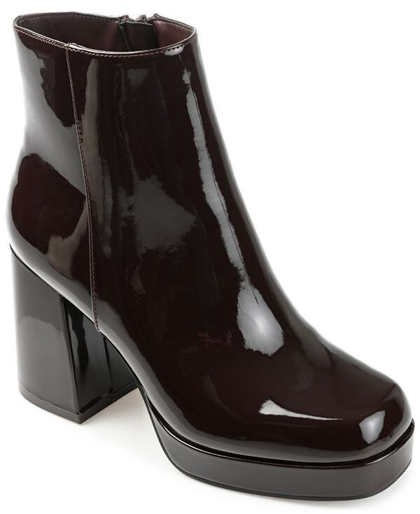 ジュルネ コレクション レディース シューズ ブーツ・レインブーツ プラットフォーム ブーツ ヒール Journee Collection Womens Mollie Platform Block H
