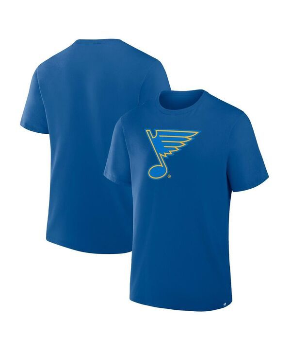 ファナティクス メンズ トップス Tシャツ ロゴ Fanatics Mens Blue St Louis Blues Primary Logo Legacy TShirt Blue ブルー