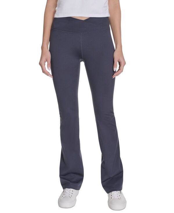 カルバンクライン レディース ボトムス レギンス Calvin Klein Womens Crossover Waist Flare Leggings Skycaptain