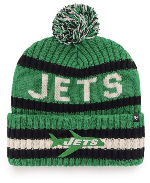 47 ブランド メンズ アクセサリー 帽子 ニット 47 Brand Mens Kelly Green New York Jets Legacy Bering Cuffed Knit Hat with