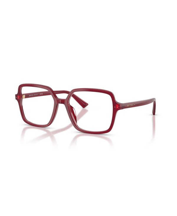 ジミーチュー レディース アクセサリー サングラス・アイウェア Jimmy Choo Womensquareyeglasses JC3046U Opaline Cranberry