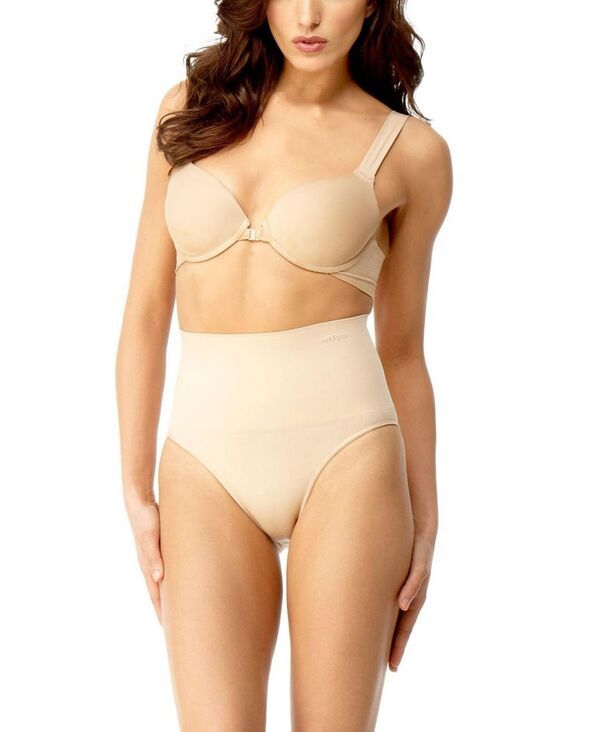 【送料無料】 メモイ レディース パンツ アンダーウェア Plus Size HighWaisted Moderate Coverage Seamless Shaper Brief Nude