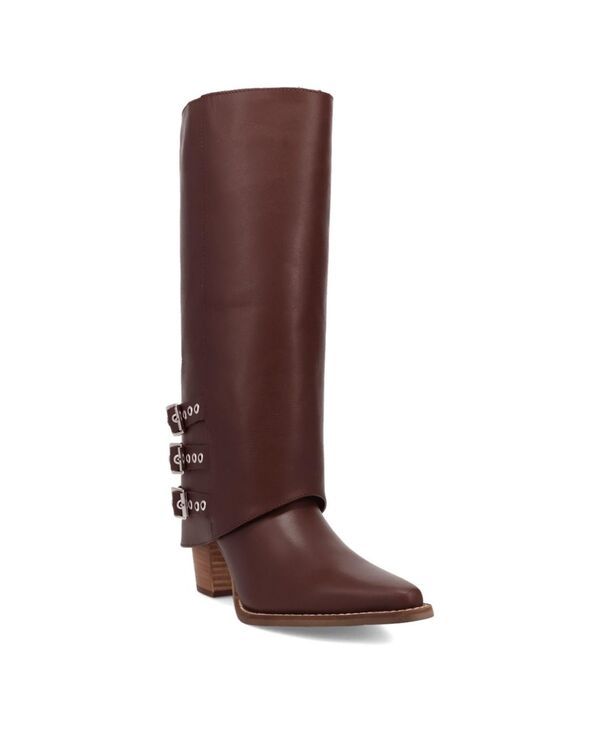 ディンゴ レディース シューズ ブーツ・レインブーツ レザー Dingo Womens Urban Cowgirl Leather Boot Brown ブラウン