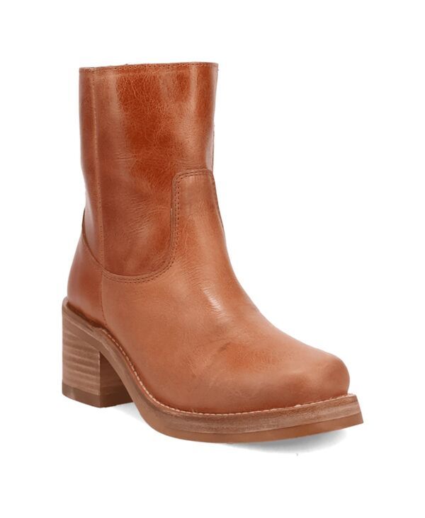 ディンゴ レディース シューズ ブーツ・レインブーツ レザー Dingo Womens Roxy Leather Bootie Tan タン