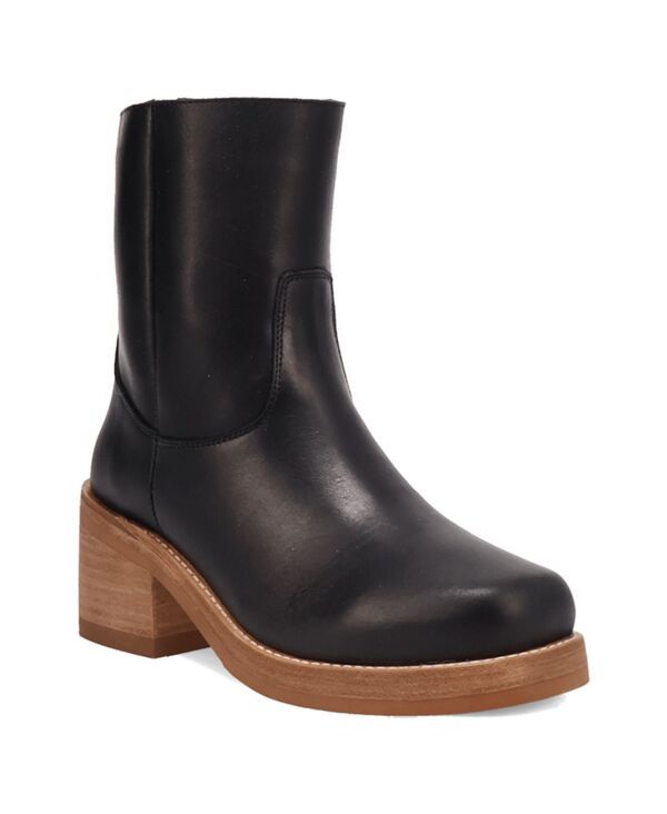 ディンゴ レディース シューズ ブーツ・レインブーツ レザー Dingo Womens Roxy Leather Bootie Black ブラック