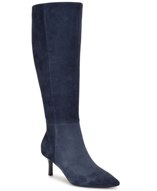 ナインウェスト レディース シューズ パンプス トール ブーツ Nine West Womens Kimdee 9X9 Tall Stiletto Dress Boots Regular Wide C