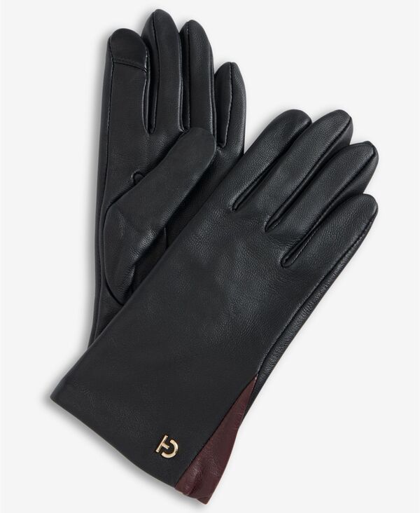 コールハーン レディース アクセサリー 手袋 レザー Cole Haan Womens Leather Tech Gloves Black ブラック