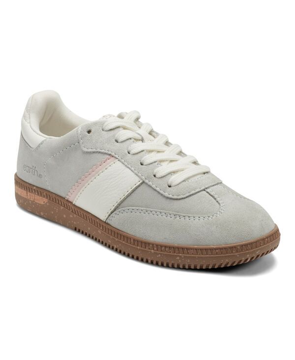 アース レディース シューズ スニーカー レース Earth Womens Penny Stripe LaceUp Sneakers Light Gray グレー
