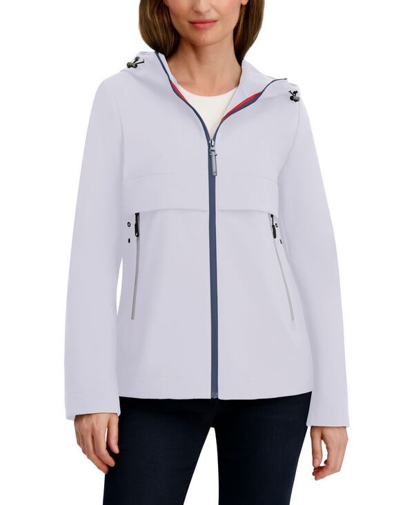 ナウティカ レディース アウター ジャケット・ブルゾン コート Nautica Womens Hooded Softshell Coat Heather Blue ヘザー