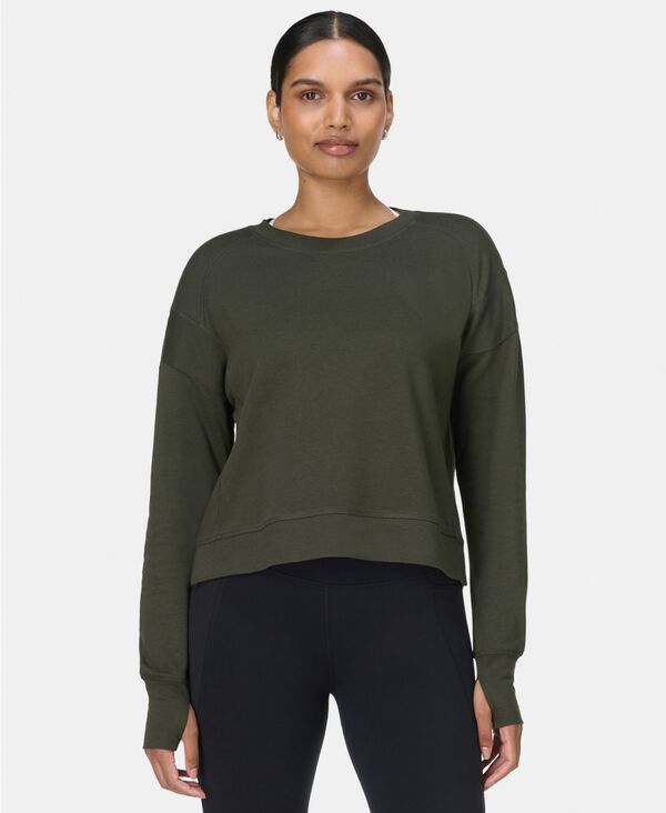 スウェッティベティ レディース アウター パーカー・スウェット スウェット シャツ クロップド Sweaty Betty Womens After Class Cropped Sweatshirt N