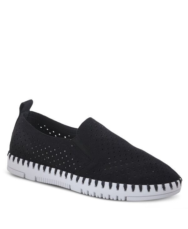 パトリシア レディース シューズ スニーカー Patrizia WomensURFIE Perforated SlipOn Sneakers Black ブラック